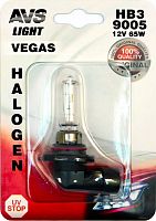 Лампа "AVS" Vegas HB3/9005 12V 65W (1шт) (уп10шт)