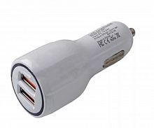 Зарядное устройство USB AVS 2 порта UC-123 (2,4А) Quick Charge (быстрая зарядка)