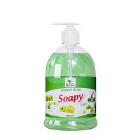 Жидкое мыло "Эконом" Soapy Яблоко с дозатором AVS 500мл Clean&Green 1/6