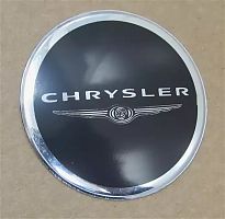 Наклейка CHRYSLER на автомобильные колпаки (диам.60мм) к-т 4шт