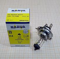 Лампа NARVA 24V Н4 (75-70) P43t-38 /10/100
