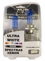 Лампы AVS SPECTRAS Xenon H4 5000k газонаполненные 12V 65/75w (к-т 2 лампы+2светодиод лампы Т10)