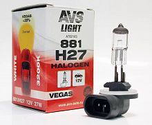 Лампа "AVS" Vegas H27/881 12V 27W (1шт) (уп10шт)