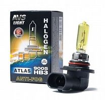 Лампа "AVS" ATLAS HB3/9005 ANTI-FOG/желтый 12V 55W (1шт) (уп10шт)