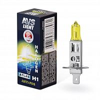 Лампа "AVS" ATLAS H1 ANTI-FOG/желтый 12V 55W (1шт) (уп10шт)