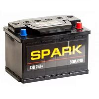 75 А.ч. SPARK 620A (пр.пол.) аккум.батарея