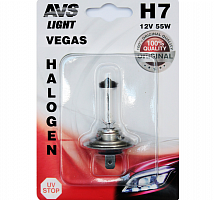 Лампа "AVS" Vegas H1 12V 55W (В БЛИСТЕРЕ) (1шт)
